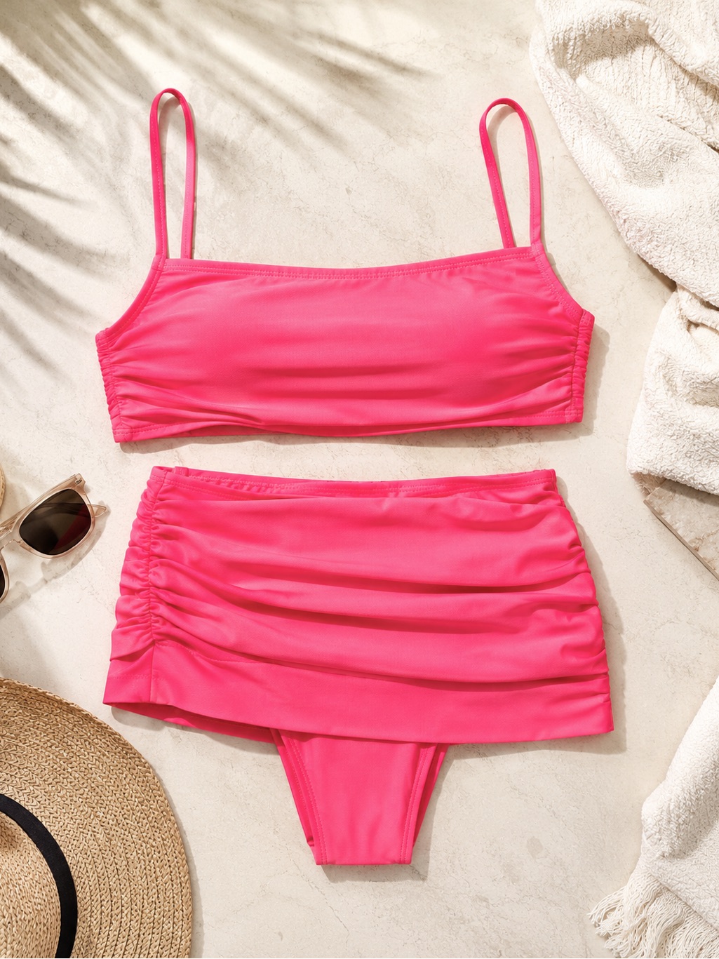 Hutch Tawnie Pink Bikini Set Size Small